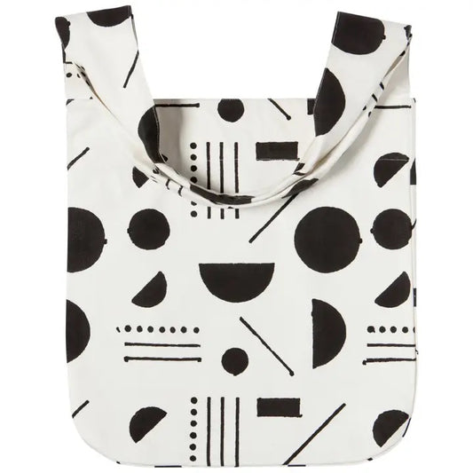 danica tote bag in black and white