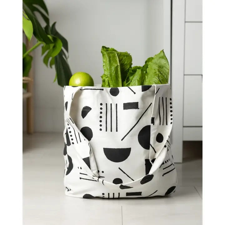 danica tote with groceries