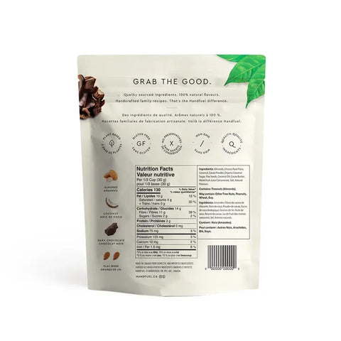 Dark Chocolate Almond Clusters nutrition