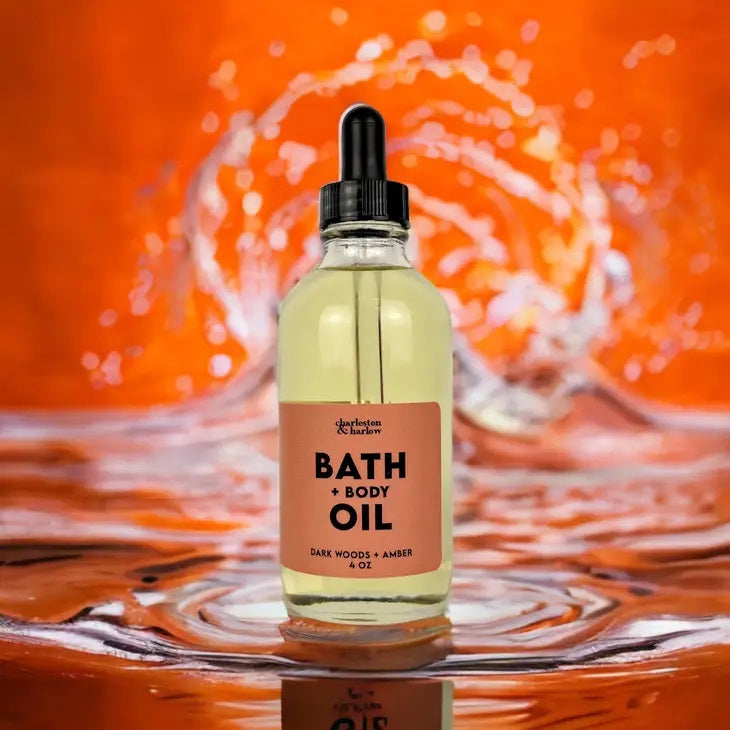 Charleston & Harlow - Bath and Body Oil (Dark Woods & Amber)