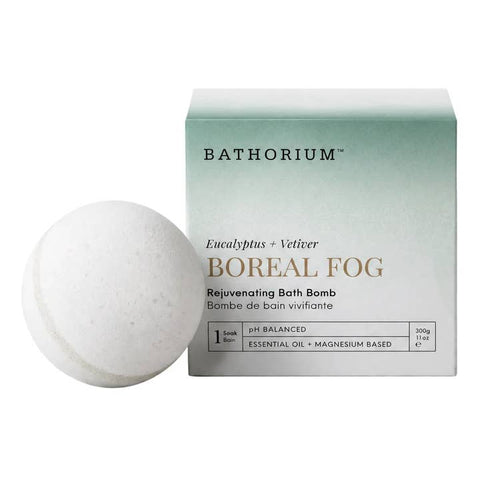Bathorium Boreal Fog fir and eucalyptus bath bomb 300 g