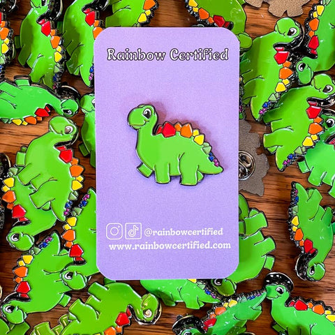 Prideosaurus LGBTQ+  Enamel Pin