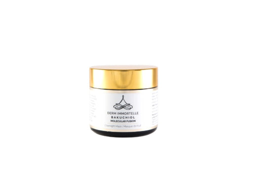 bakuchiol cream by lavigne naturals in 2oz jar with gold lid