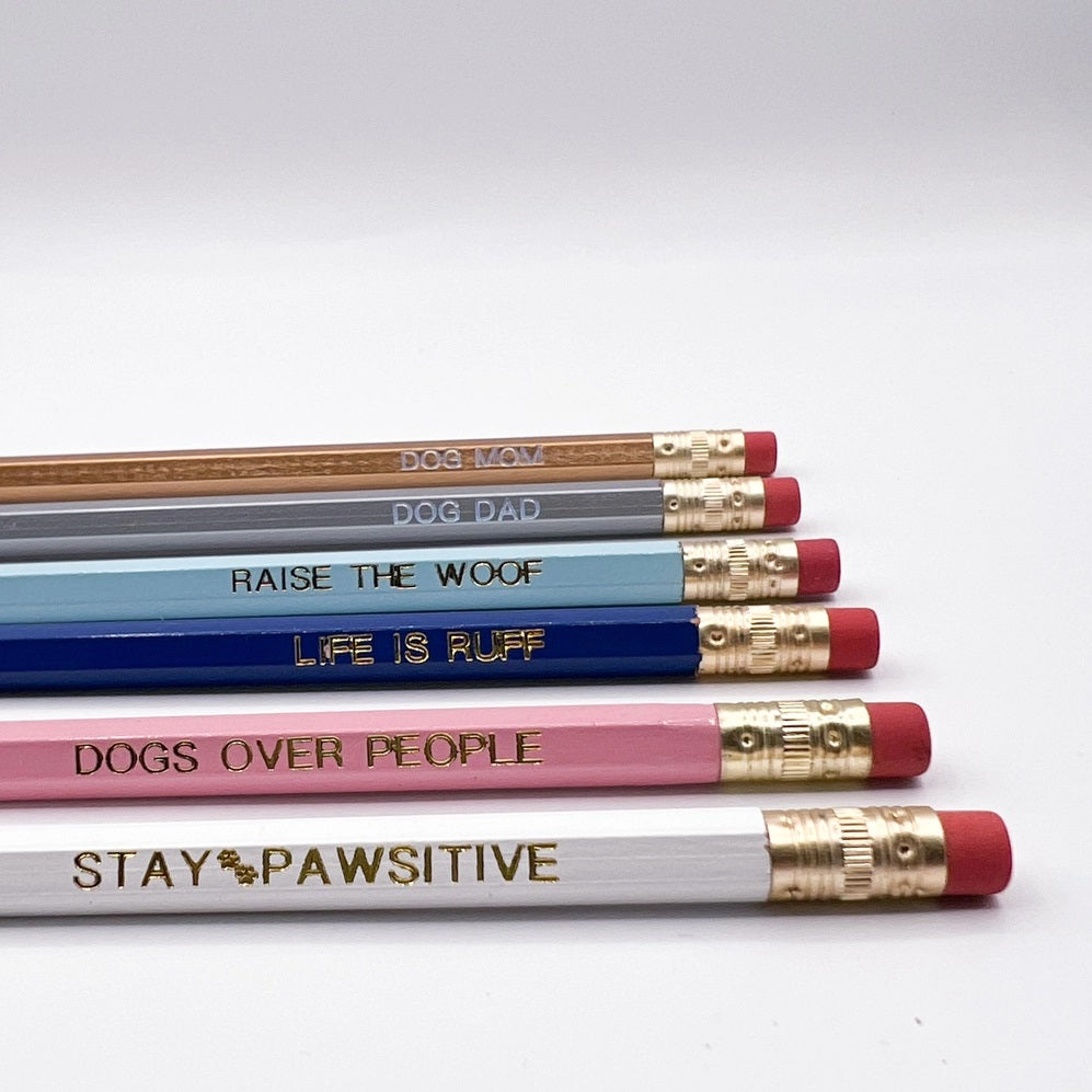 5 pencils with dog positive comments