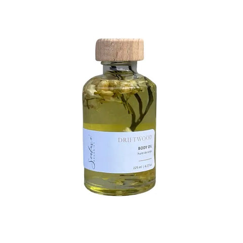 Sealuxe - Driftwood Body Oil in glass jar