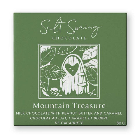 Salt Spring chocolate bar milk and dark Canada