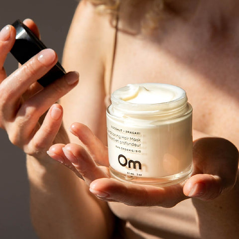 om organics hair mask