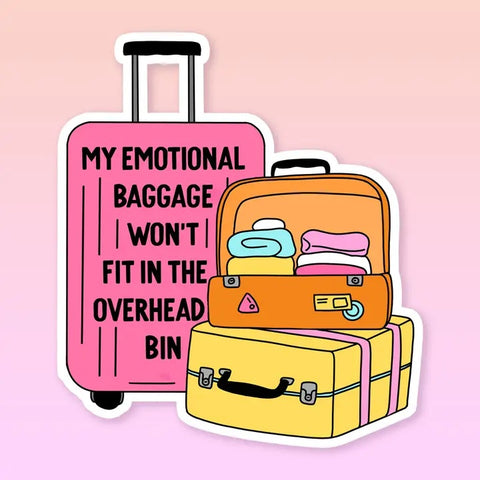 Emotional Baggage Sticker