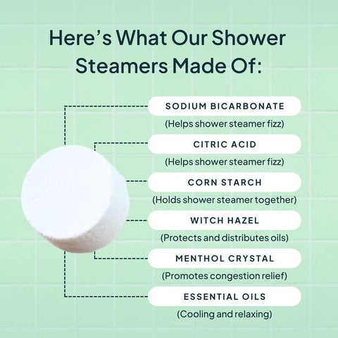 Eucalyptus Mint Shower Steamers - Shower Steamer - Nature Bee