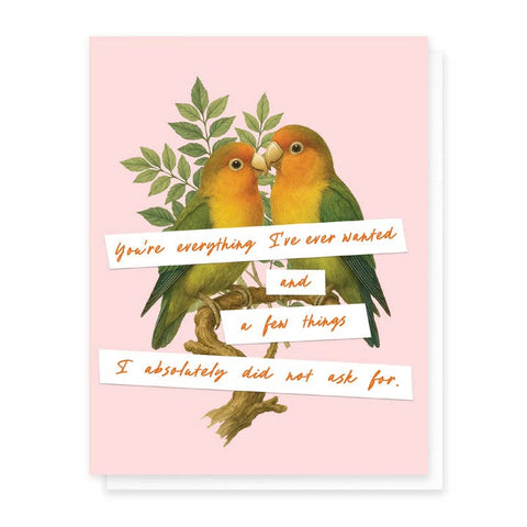 Everything I've Ever Wanted, Funny Love Greeting Card - Greeting Card - Cardideology