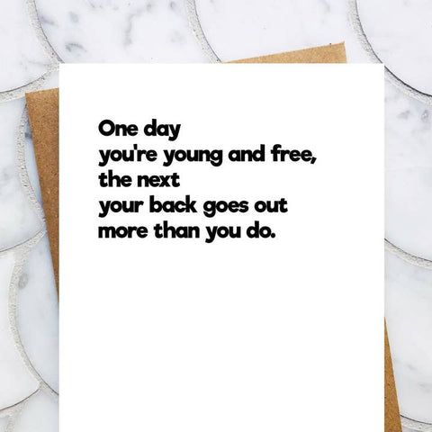 Going Out Sarcastic Birthday/Retirement Card