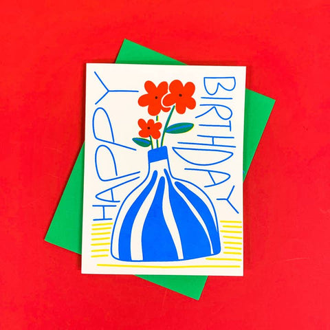 Happy Birthday Still Life Greeting Card