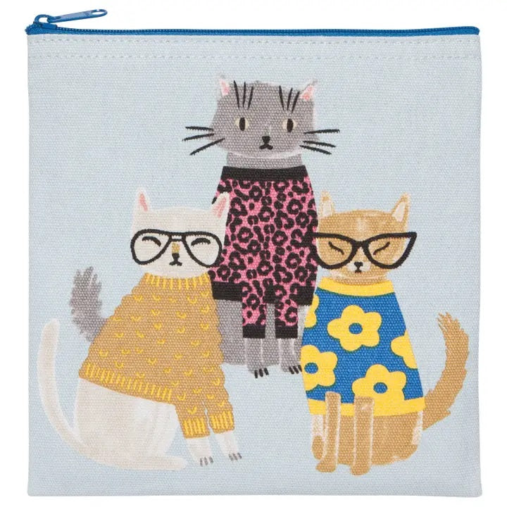 Feline Fine Snack Bags Set of 2 larger