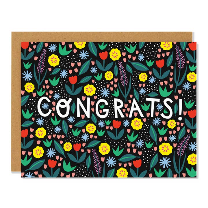 Flower Congrats Card – Local Boom™