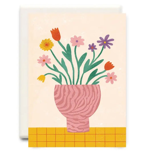 Inkwell Cards - Flower Vase General Card