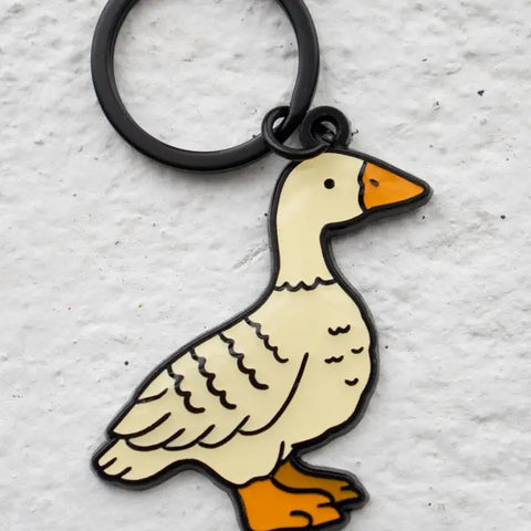 Fowl Duck Keychain