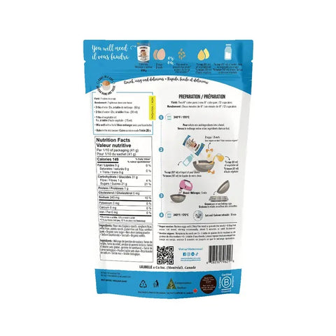Gluten-Free Vanilla Cake Mix nutrition