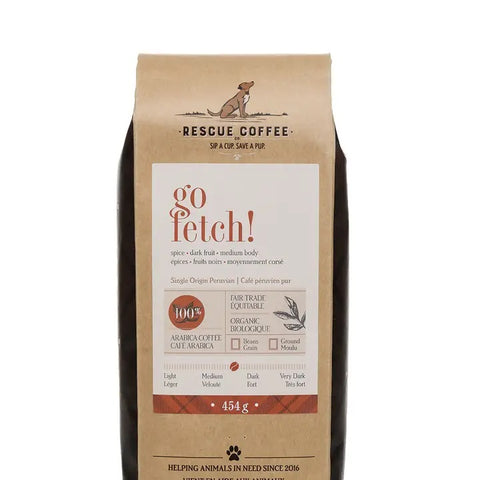 Go Fetch Organic Medium Dark Coffee (Ground)