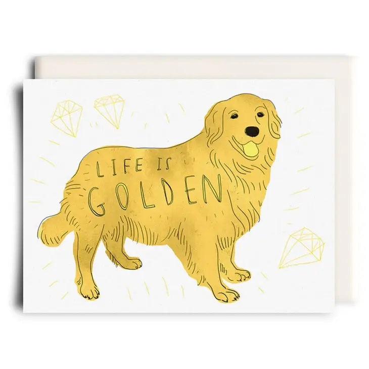 Inkwell Cards - Life is Golden Card