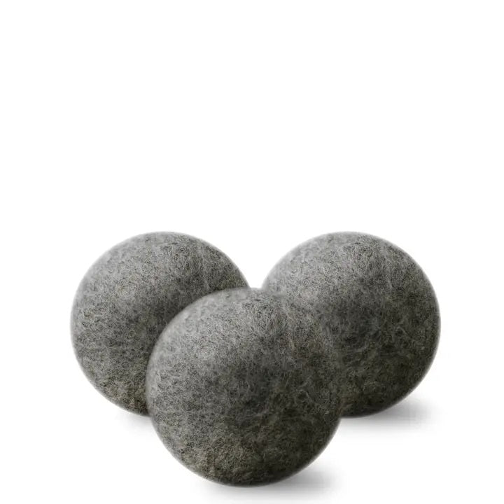 100% Wool Dryer Balls in grey