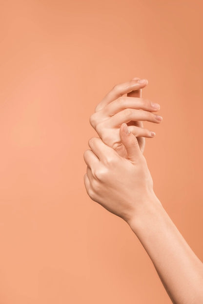 hands using skin balm