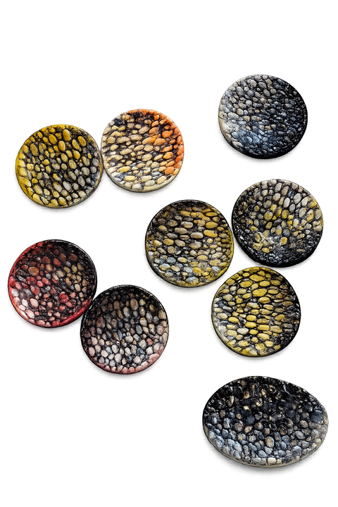 Small Round Pebble Texture Trinket Dishes