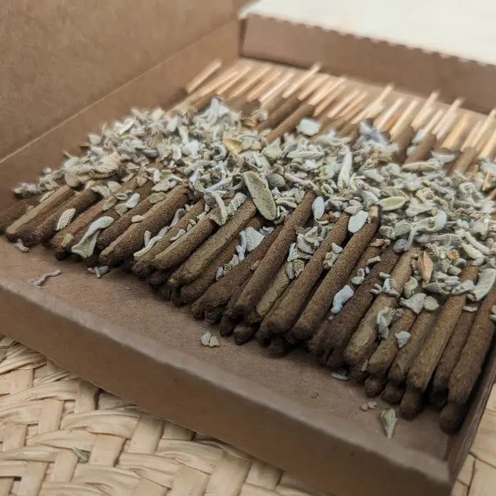 Hand rolled Sage Incense 