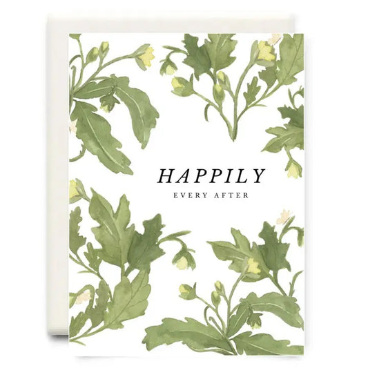 Happily Ever After Wedding Card