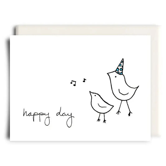 Happy Day Bird Birthday Card