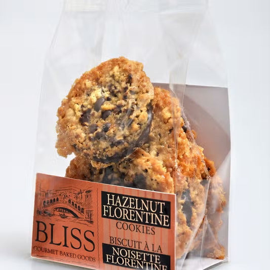 Bliss Gourmet Baked Goods - Hazelnut Florentine Cookie