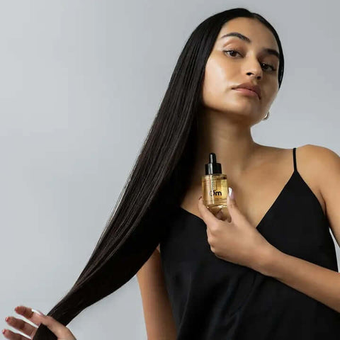 Hibiscus + Daikon Seed Protective Hair Oil - Hair Treatment - Om Organics