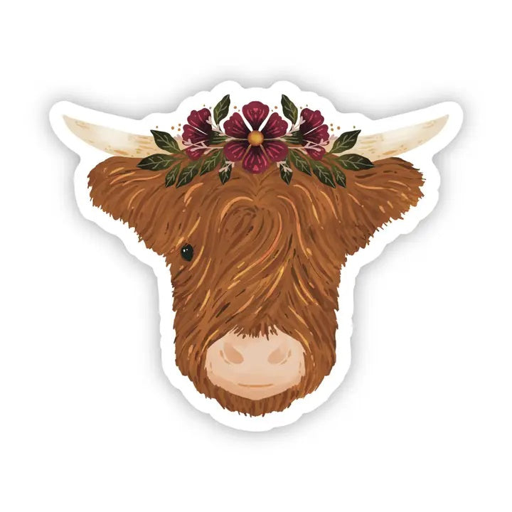 Highland Cow Sticker