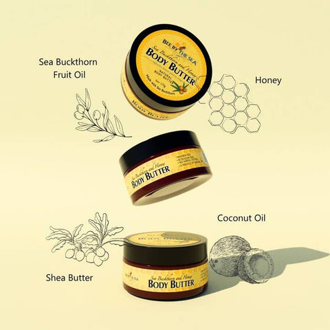 Honey & Sea Buckthorn Body Butter - Body Lotion - Bee by the Sea