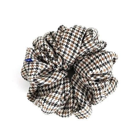 Kokoro - Houndstooth Oversized Scrunchie