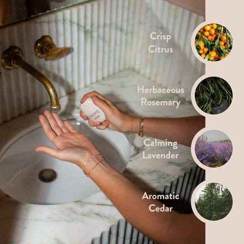 Hydrating Antibacterial Hand Mist Bottle - Hand Sanitizer - Paume