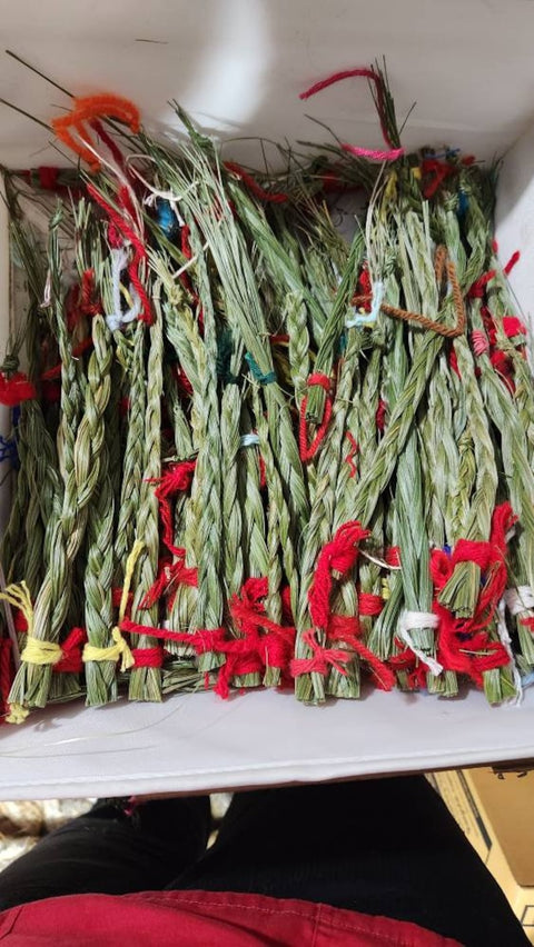 Sweetgrass Smudge Braids (Local and Organic)