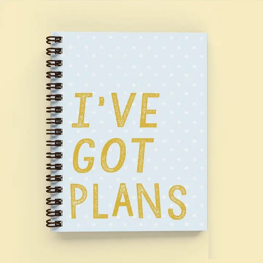 Prairie Chick Prints - I've Got Plans Notebook