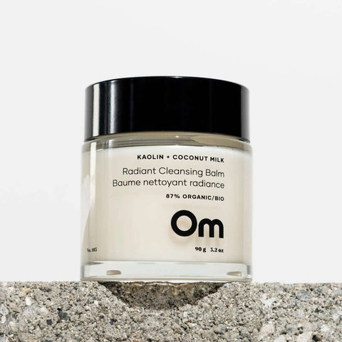 Kaolin + Coconut Milk Radiant Cleansing Balm - Cleanser - Om Organics