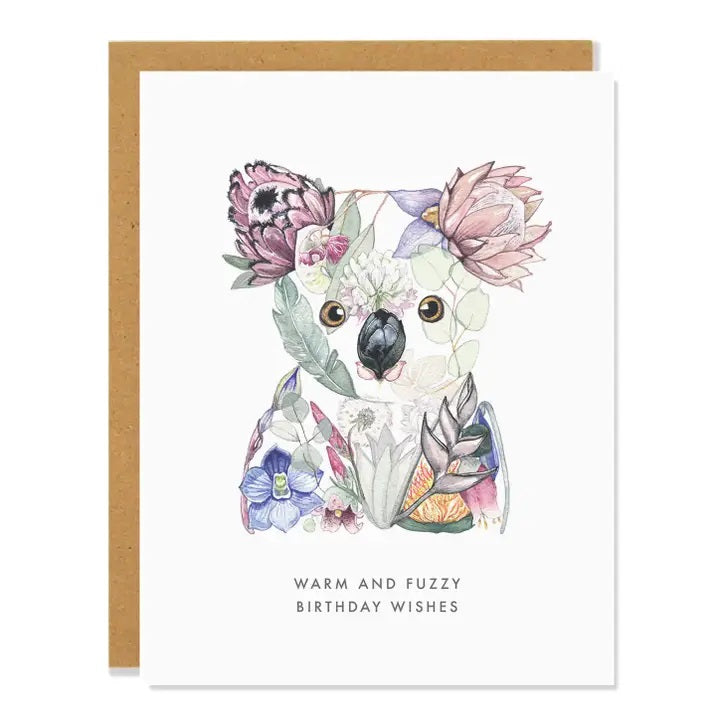 Sarah Voyer Paper - Warm and Fuzzy Koala Birthday