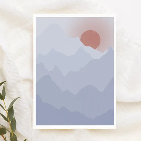 Silver Mountain Range Card