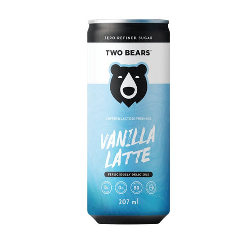 Lactose-Free Dairy Vanilla Latte - Coffee - Two Bears