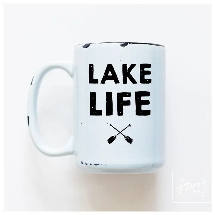 Prairie Chick Prints - Lake Life Mug