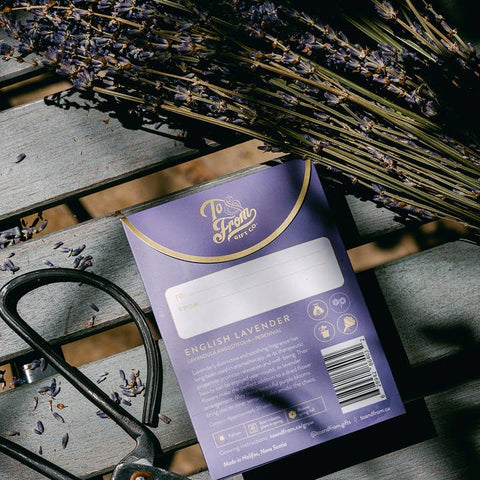 Lavender (Serenity) - Floriography Seed Packet - Soil - To & From Gift Co.