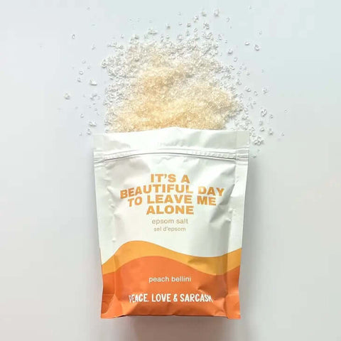Leave Me Alone Salt Soak - Bath Soak - Peace, Love & Sarcasm