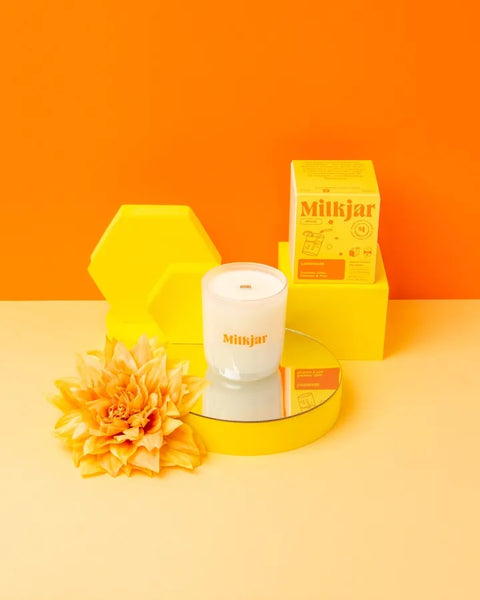 Milk Jar - Lemonade Candle