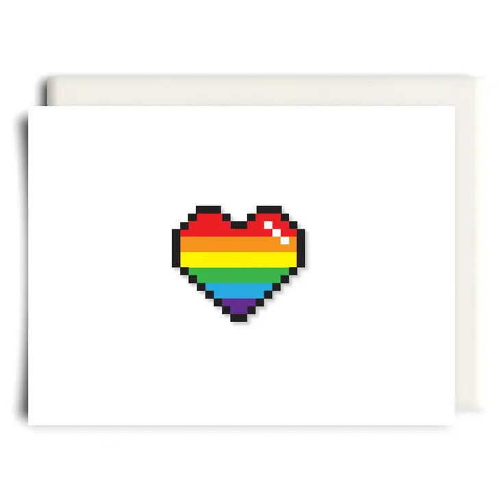 Inkwell Cards - LGBTQ Heart Card