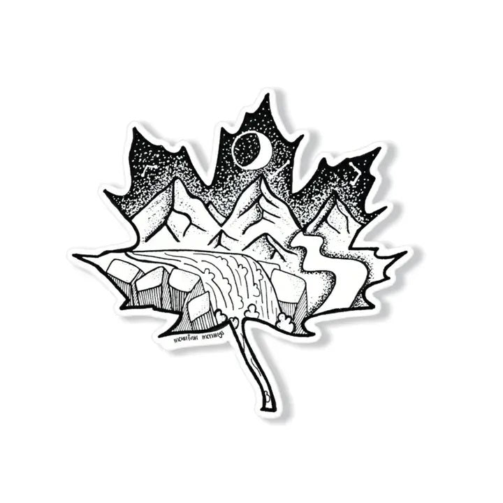 Maple Leaf Sticker