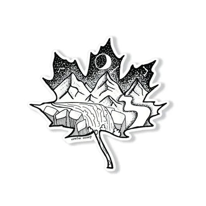 Maple Leaf Sticker