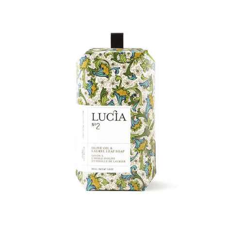 Lucia No.2 Olive Blossom & Laurel Leaf Bar Soap - Soap - Pure Living