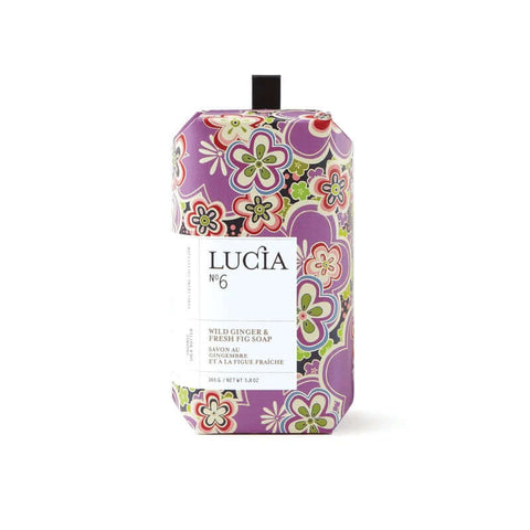 Lucia No.6 Wild Ginger & Fresh Fig Bar Soap - Bar Soap - Pure Living
